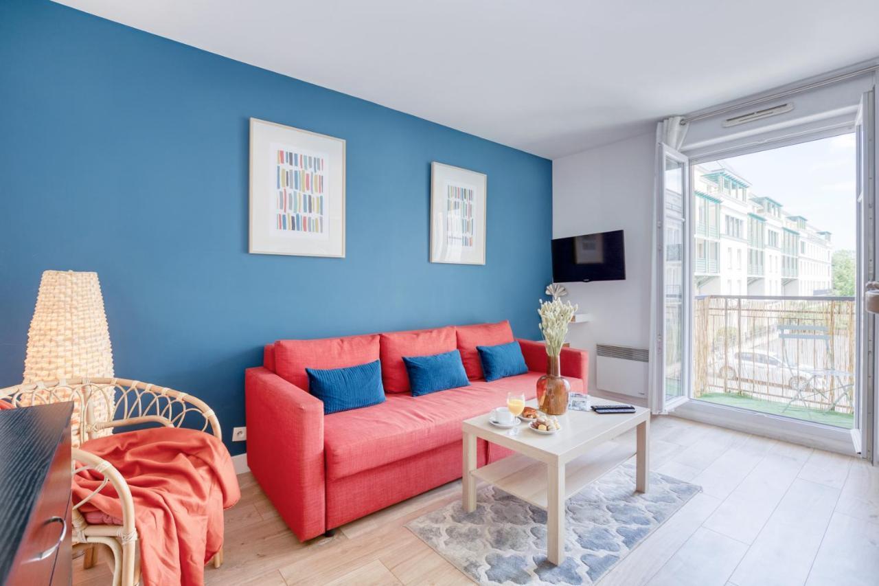 Le Bleu, Tres Bien Situe 1Mn Centre Commerciale, Disney Parking Gratuit Serris Luaran gambar